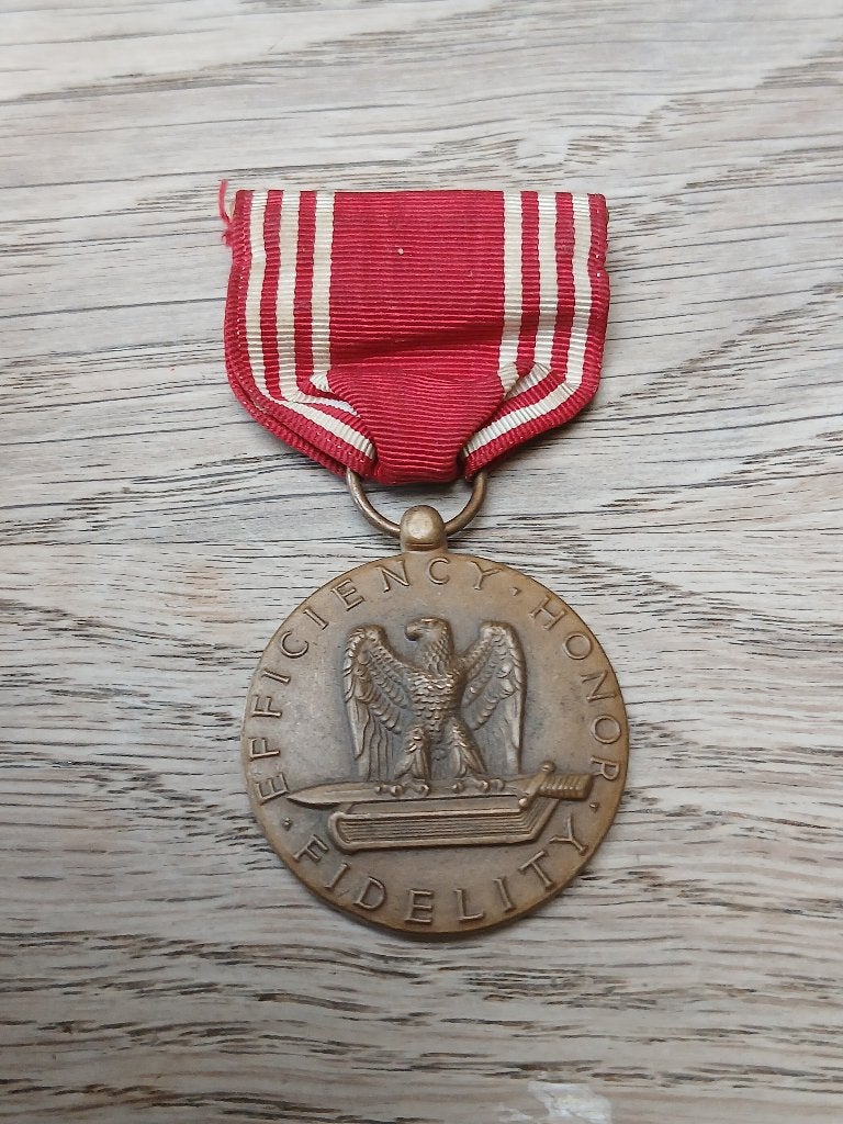 Medaille van het Amerikaanse leger voor goed gedrag, Verzamelen, Ophalen of Verzenden, Landmacht, Lintje, Medaille of Wings