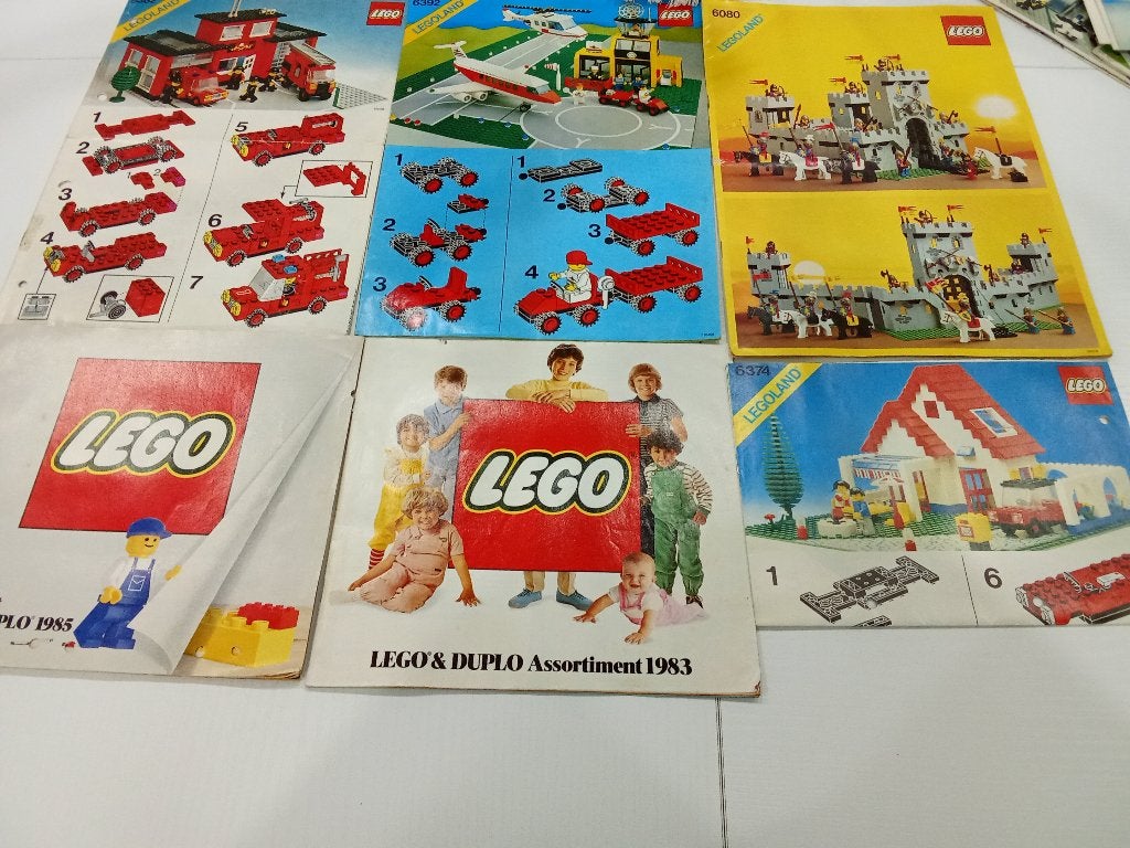 LEGO Anciennes notices de montage et catalogues 47 pc, Enlèvement, 1980 à nos jours