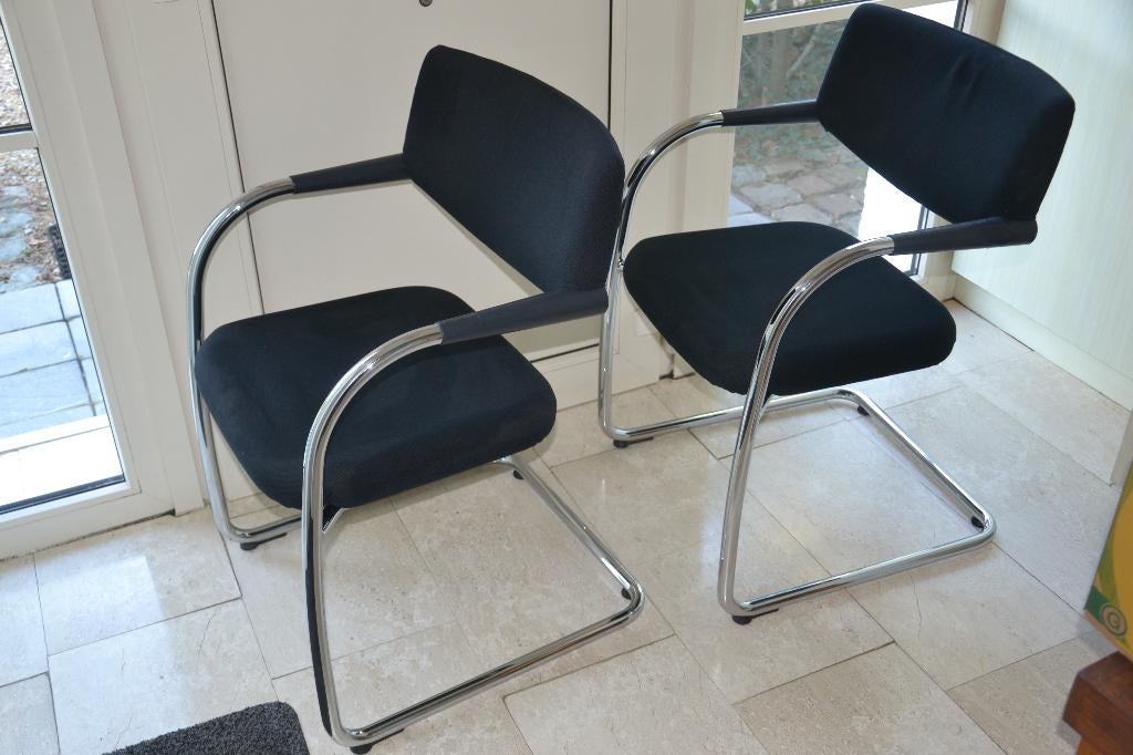 Vitra slede stoelen, Ophalen, Gebruikt, Twee, Stof