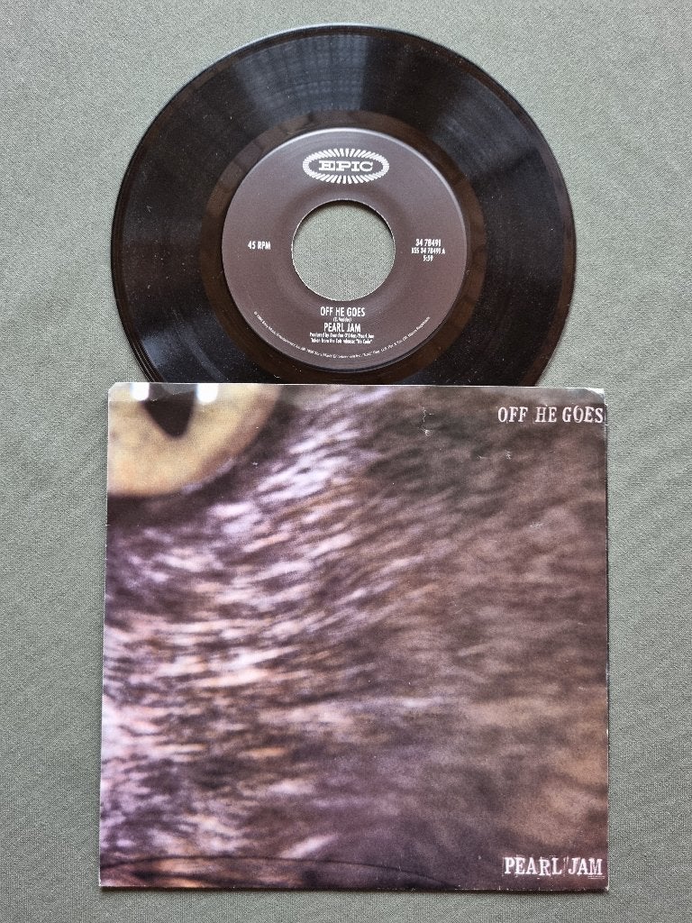 Pearl Jam – Off He Goes (Vinyl 7” 1996), Enlèvement ou Envoi, 7 inch, Rock et Metal