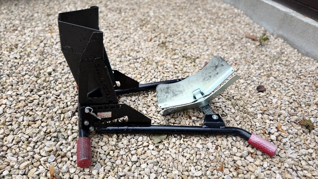 Support moto Acebikes SteadyStand – bloque-roue avant, Ophalen, Gebruikt