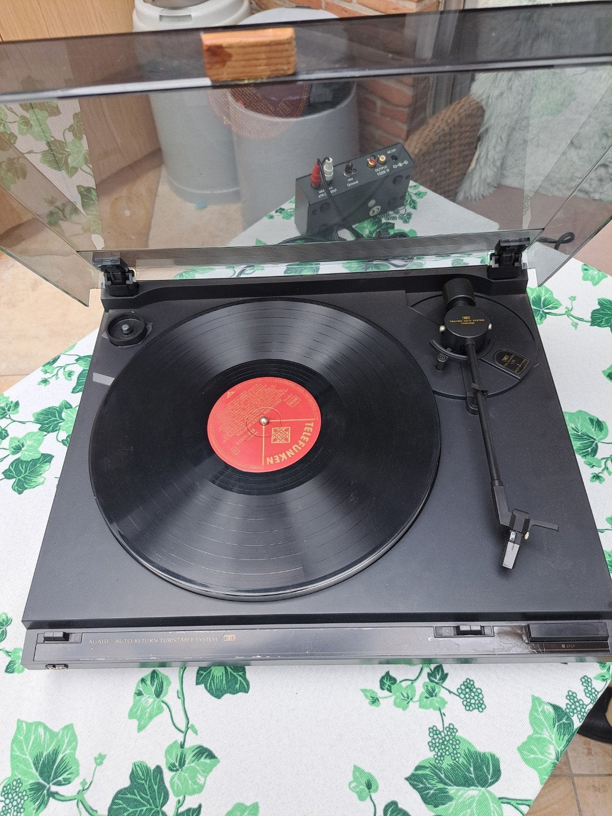 JVC AL-A151BK platenspeler, en LP's, TV, Hi-fi & Vidéo, Autres marques, Tourne-disque, Comme neuf, Enlèvement