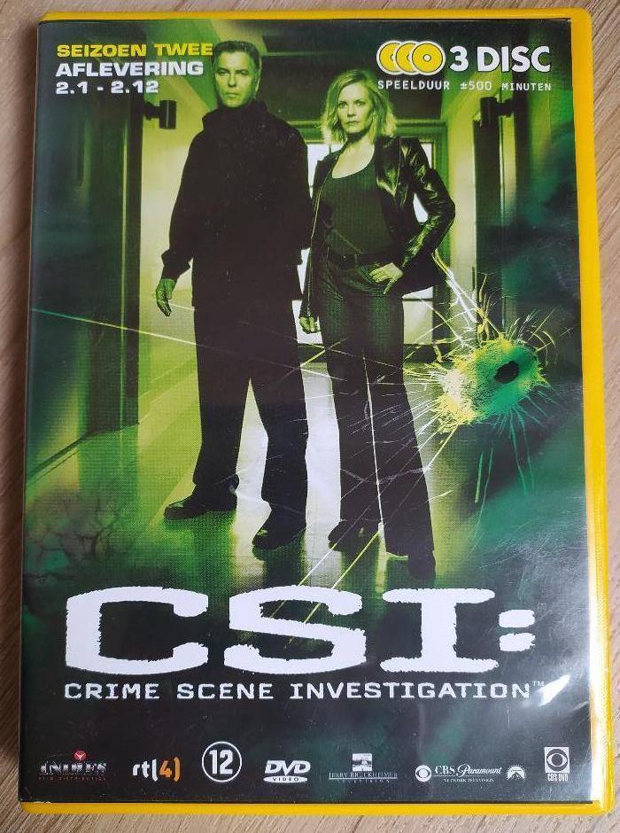 CSI : Crime Scene Investigation seizoen 2 (aflevering 1-12), Cd's en Dvd's, Ophalen of Verzenden