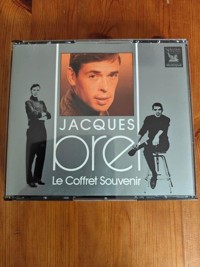 5 CD Jacques Brel - Le Coffret Souvenir, Enlèvement ou Envoi, Comme neuf, Album