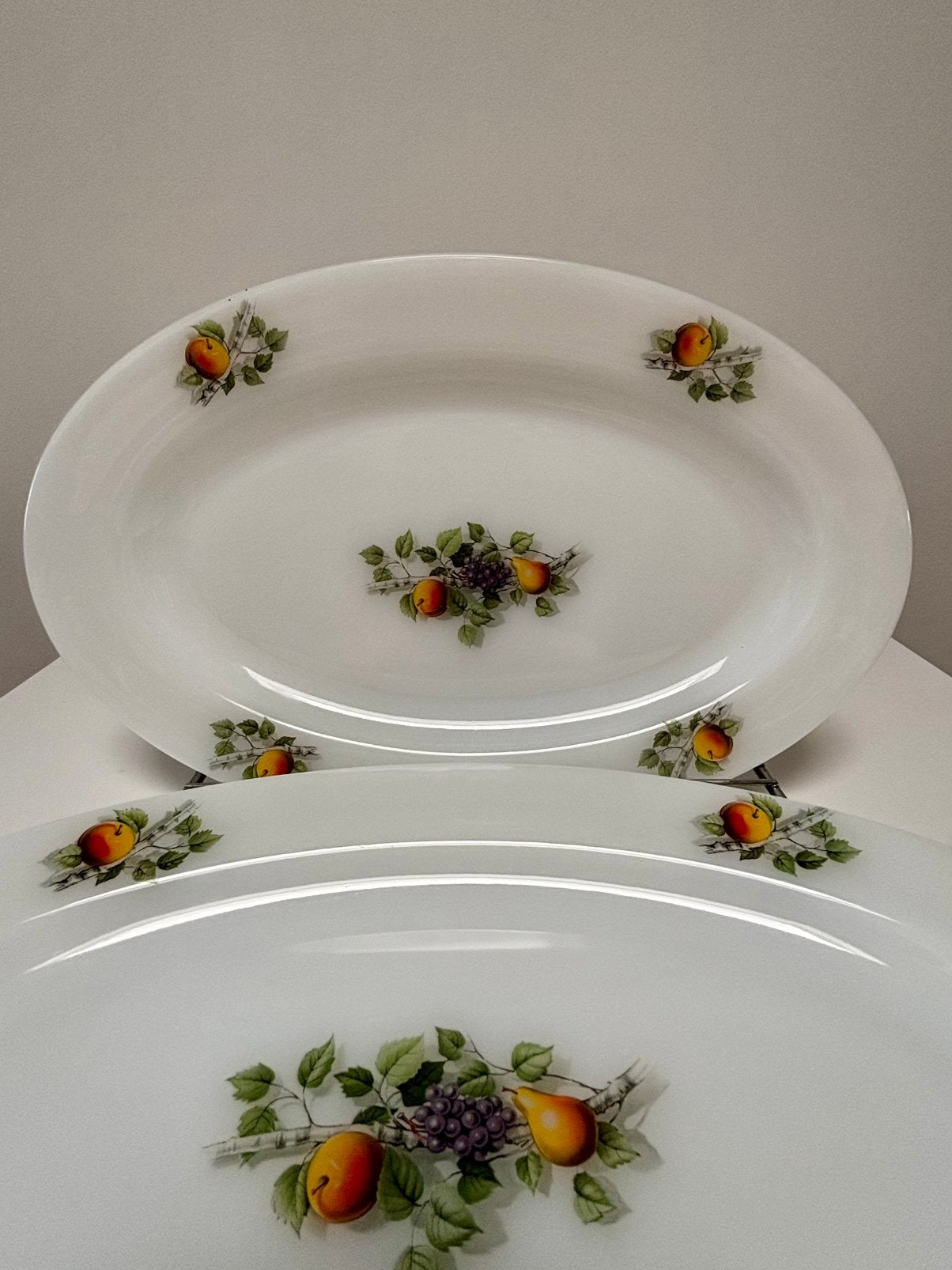 Arcopal, serveerschaal, L36, B21,5, serie Fruits de France, Ophalen