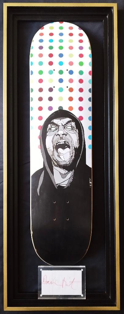 „HIRST - 2008” -David FLORES Skateboarden, Antiek en Kunst, Kunst | Overige Kunst, Ophalen of Verzenden