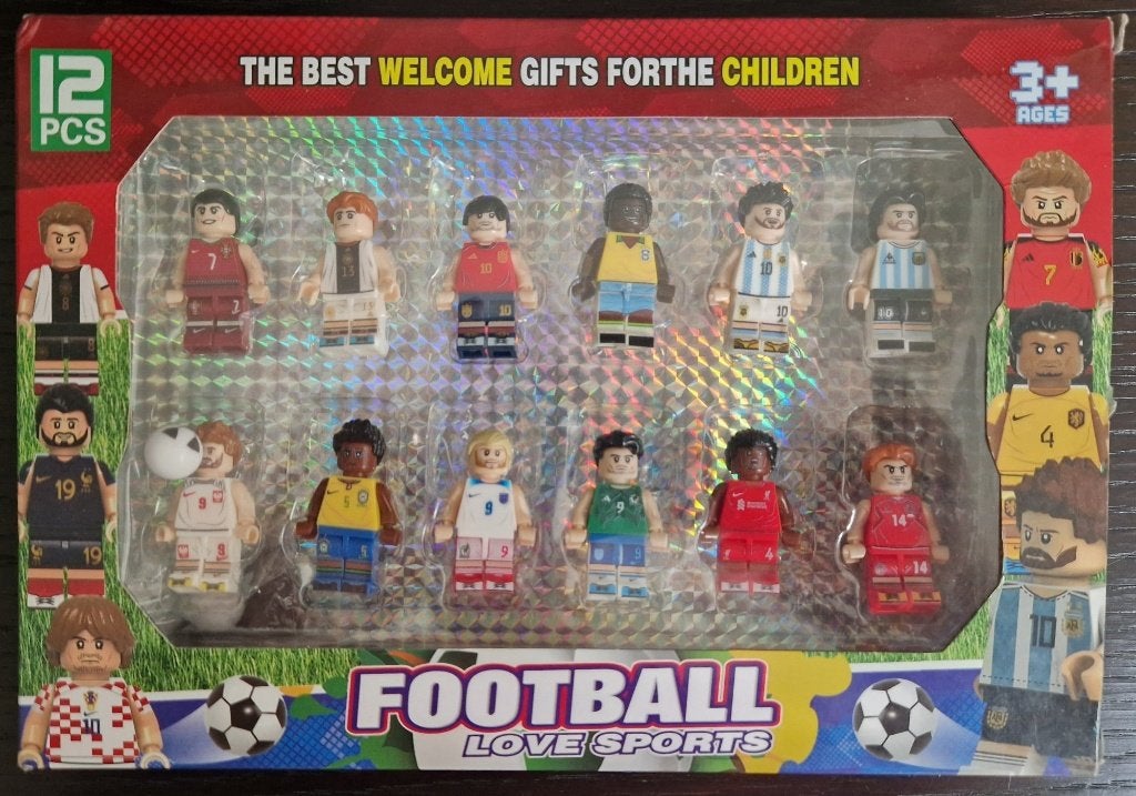 Mini Figs voetballers, Ophalen of Verzenden, Nieuw