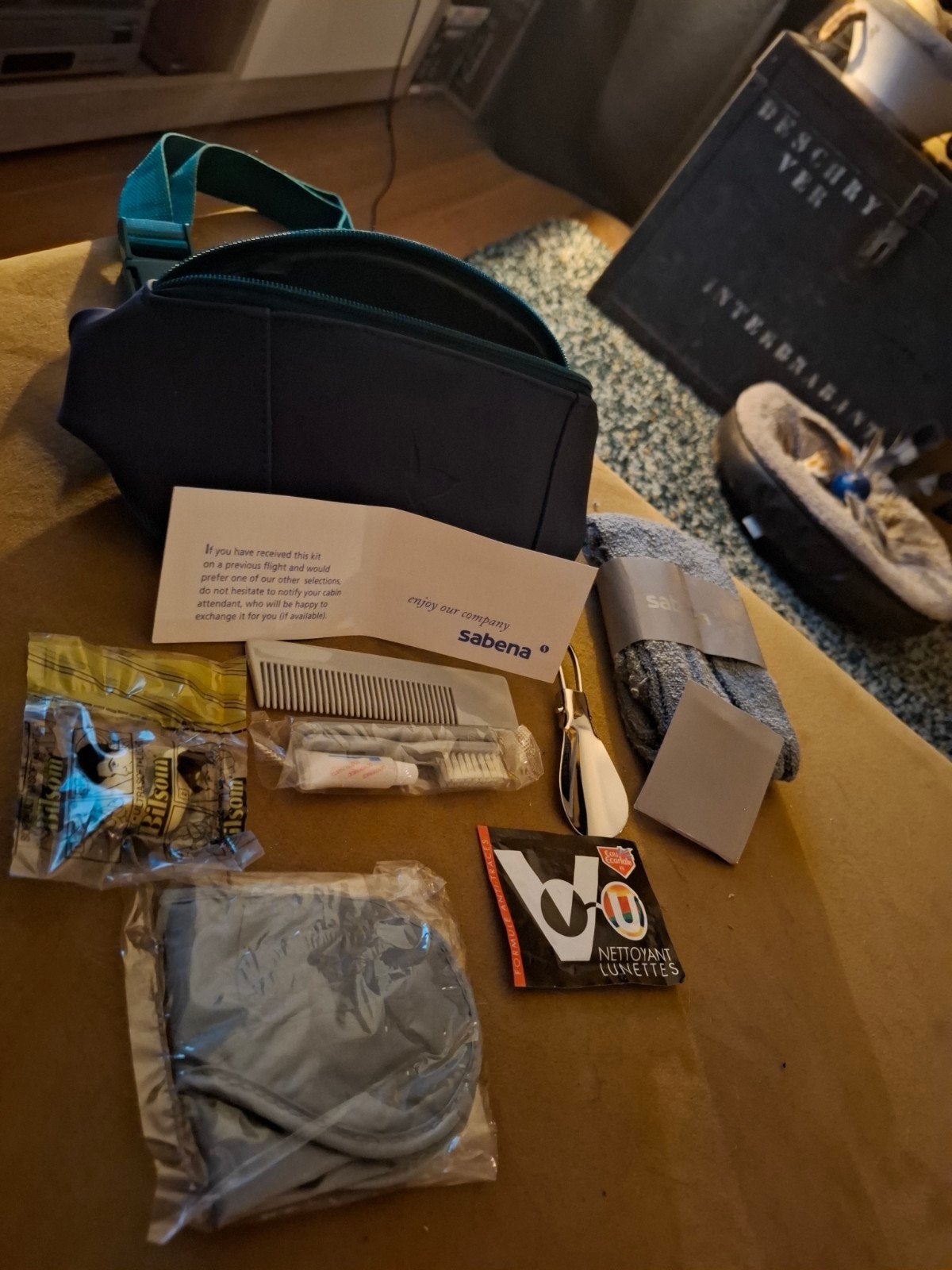 Amenity Kit Sabena Business Class Vintage (jaren 90) - comp, Ophalen of Verzenden, Nieuw