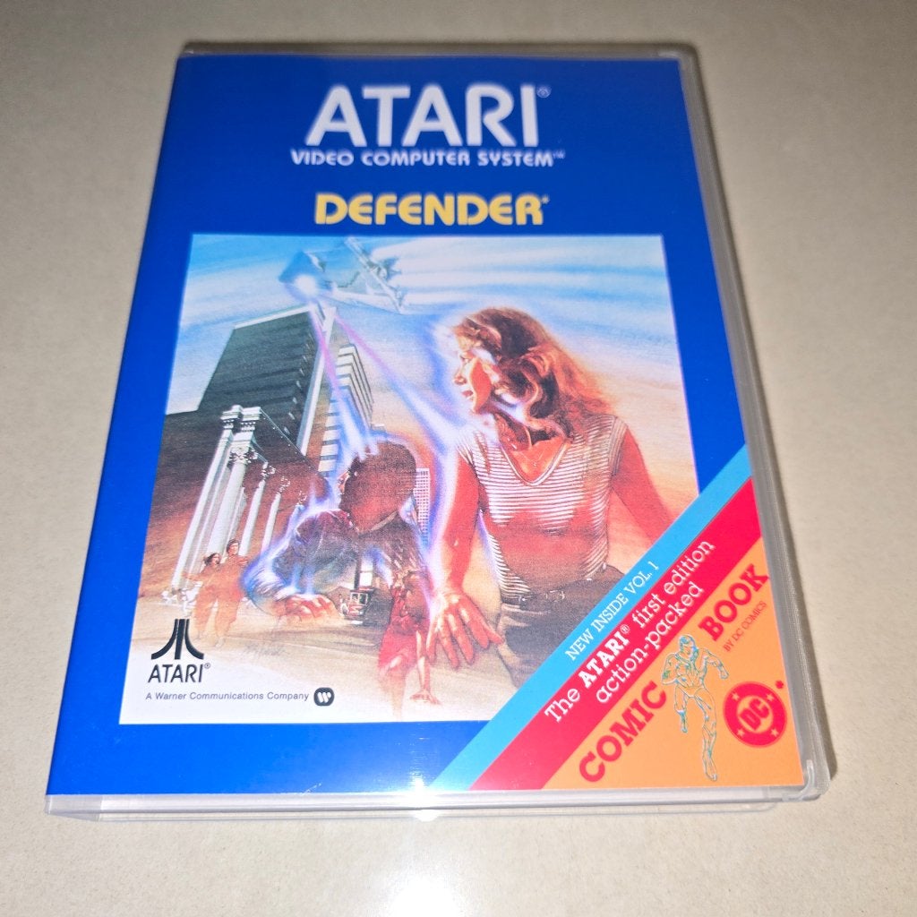 Defender Atari 2600 Game Case, Consoles de jeu & Jeux vidéo, Jeux | Atari, Envoi, Comme neuf, Atari 2600