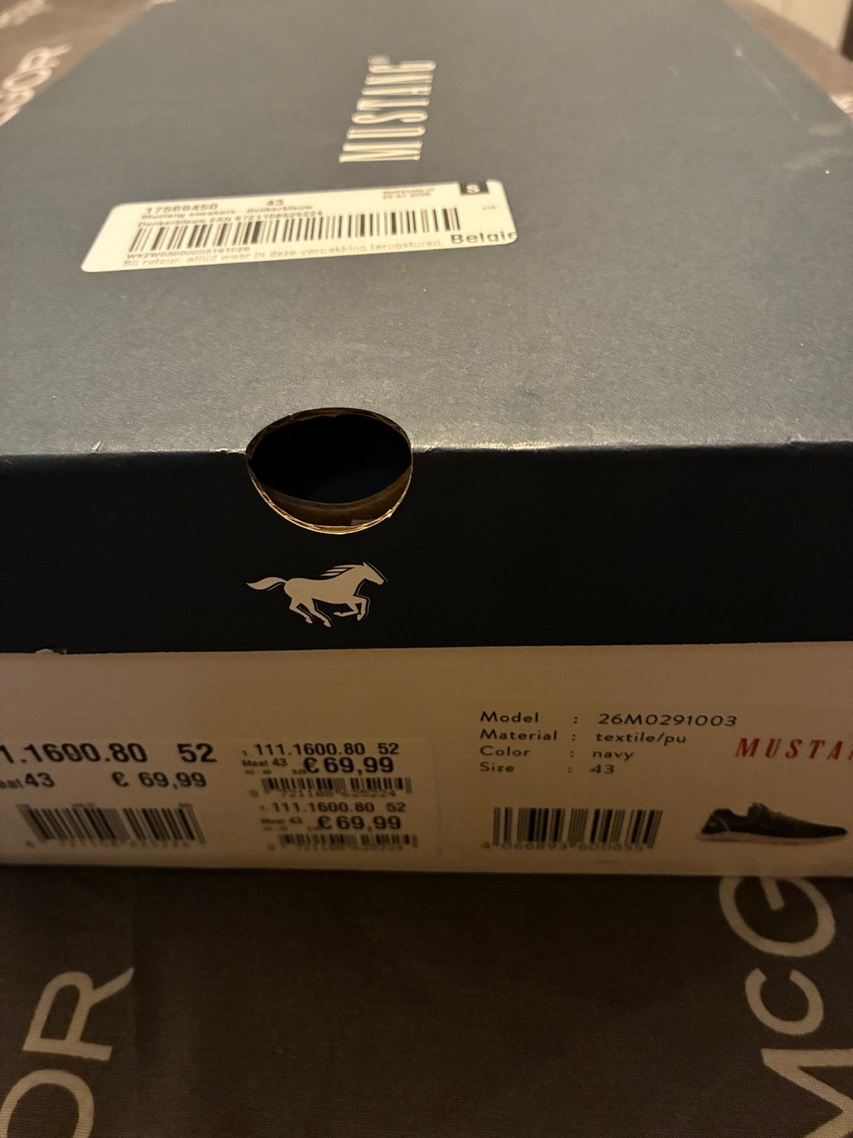 Mustang herenschoenen nieuw., Kleding | Heren, Ophalen of Verzenden, Nieuw