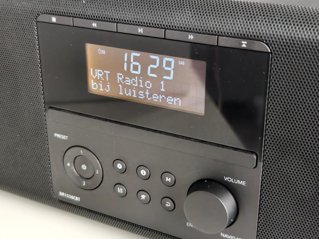 Hama Digitale Radio DR1550CBT FM/DAB/DAB+/CD/Bluetooth, Audio, Tv en Foto, Radio's, Ophalen, Zo goed als nieuw, Radio
