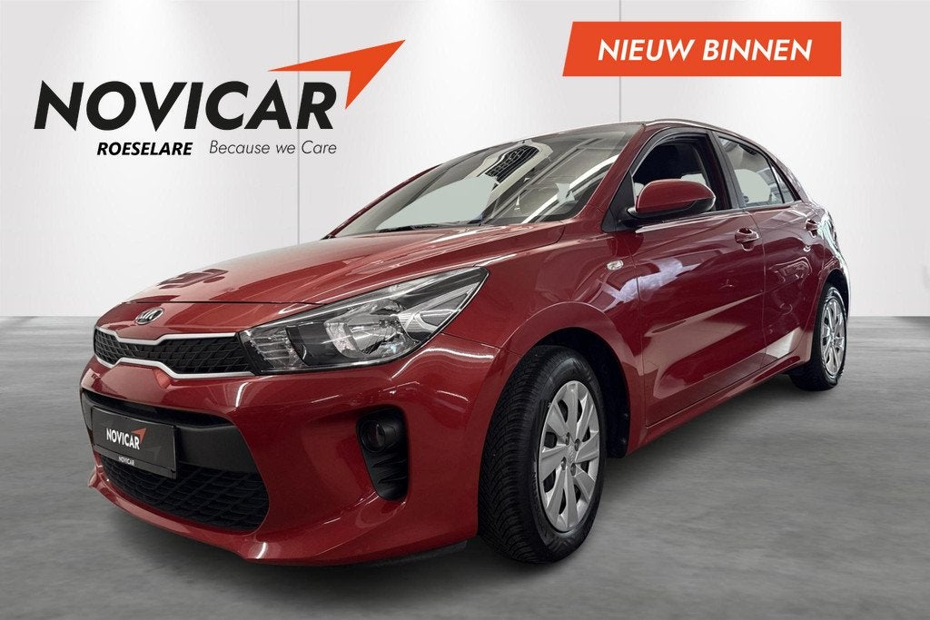Kia Rio Navi Edition 1.2, Autos, Rouge, Euro 6, 4 cylindres, 1110 kg