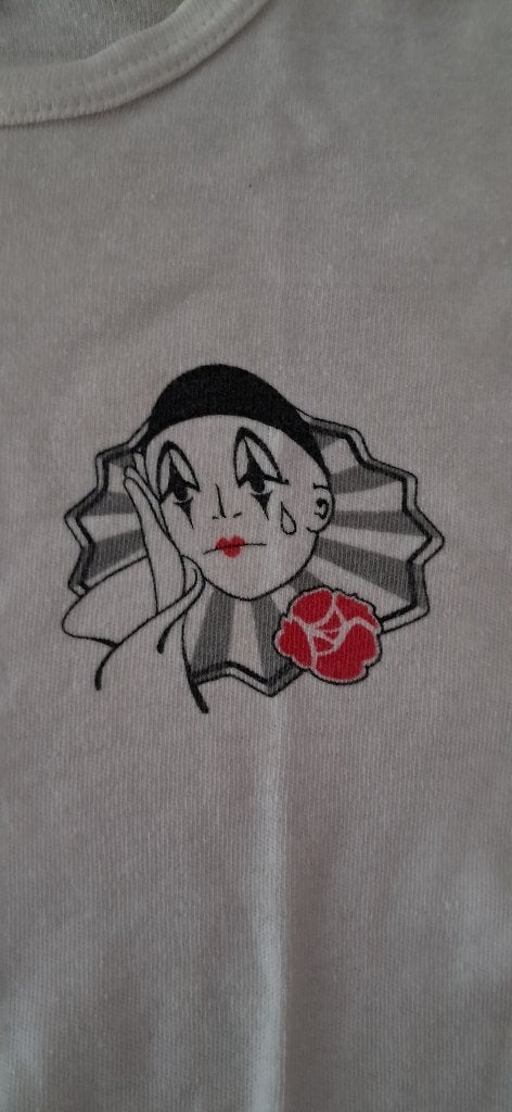 Shirt T-shirt meisje vintage +- 11 12 jaar ?, Ophalen, Gebruikt, Meisje, Shirt of Longsleeve