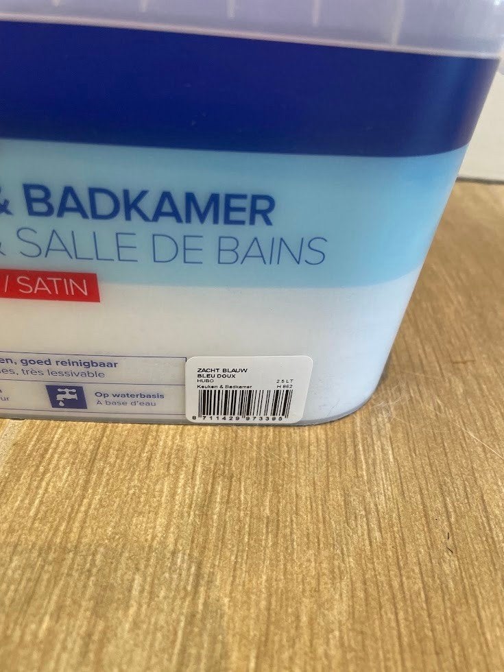 Verf, Doe-het-zelf en Bouw, Ophalen, Blauw, Nieuw, Verf
