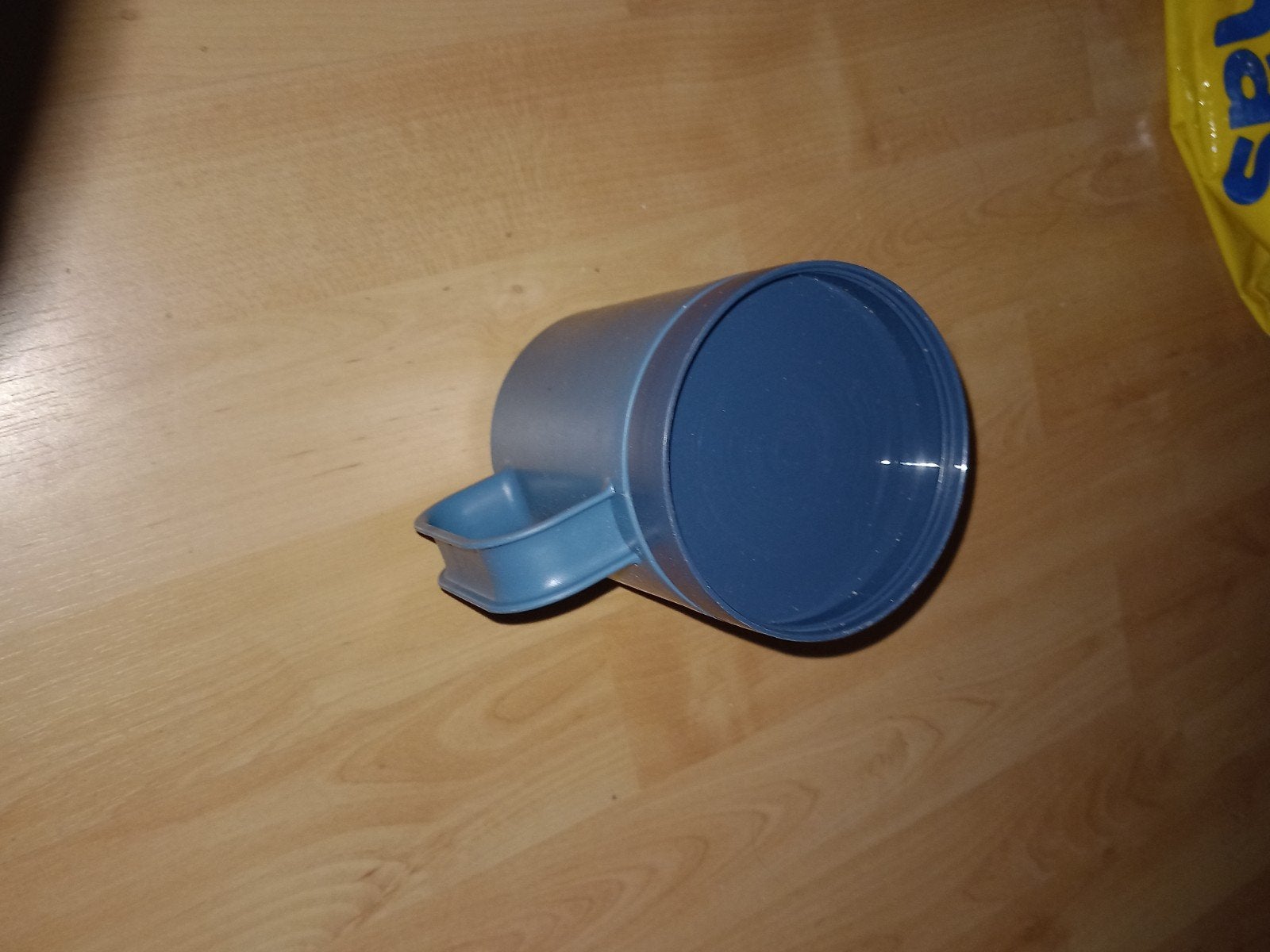 beker, Huis en Inrichting, Ophalen, Gebruikt, Blauw, Beker of Kan