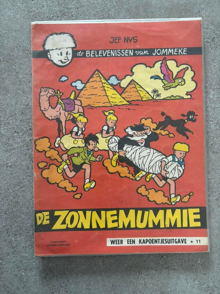 Oude strip Jommeke - De zonnemummie, Boeken, Ophalen, Zo goed als nieuw