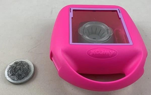 Xoomy Ravensburger Mini Tekentafel Reisspel Meisjes Roze, Kinderen en Baby's, Verzenden, Zo goed als nieuw, Knutselen