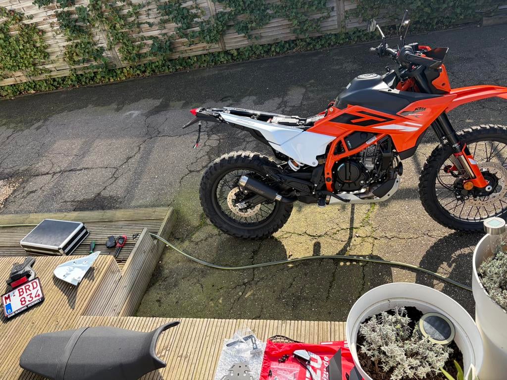 Remus uitlaat enduro/duke/smc 390, Motoren, Ophalen, Gebruikt