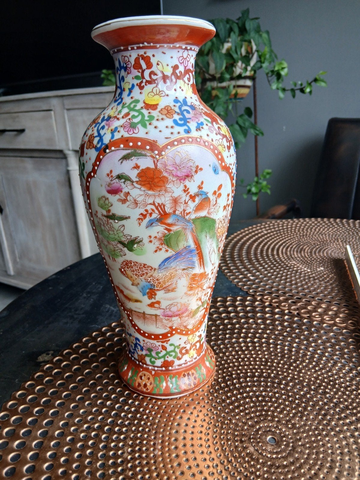mooie porseleinen vaas.25 cm hoog, Ophalen of Verzenden