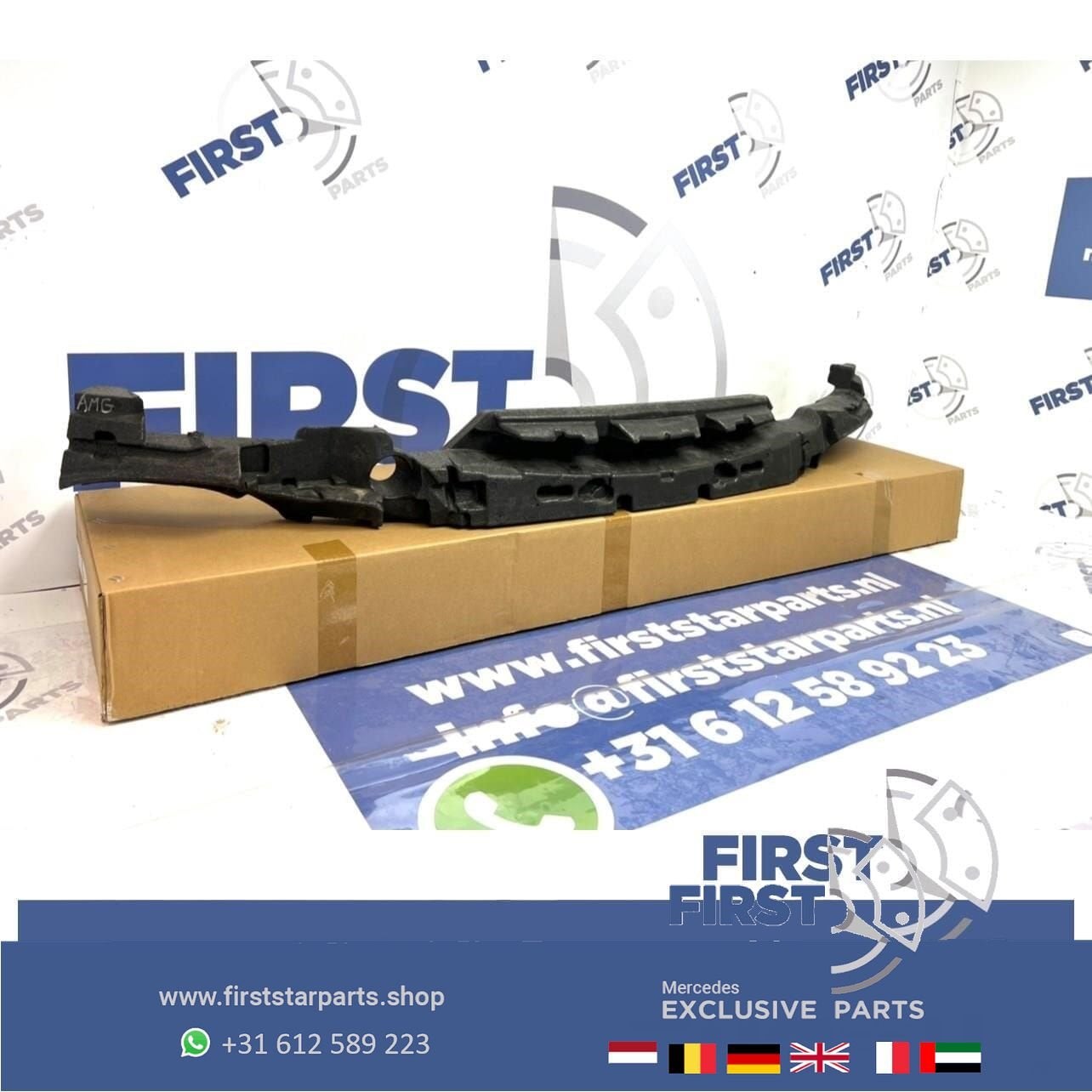 W222 BUMPER SCHOKDEMPER PIEPSCHUIM S KLASSE AMG LINE W222 S3, Auto-onderdelen, Gebruikt, -, Ophalen of Verzenden, -