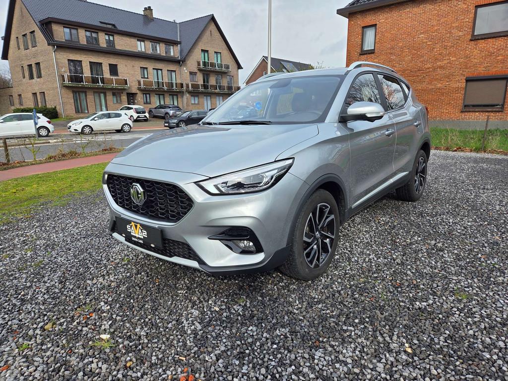 MG ZS ZS 1.0 T-GDi Luxury AT/APPLE-ANDROID (automatique), Autos, MG, Cuir, Achat, Entreprise, Noir