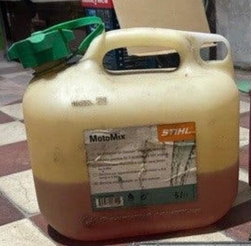 Stihl jerrycan kettingzaag, Tuin en Terras, Hand-tuingereedschap, Ophalen, Gebruikt