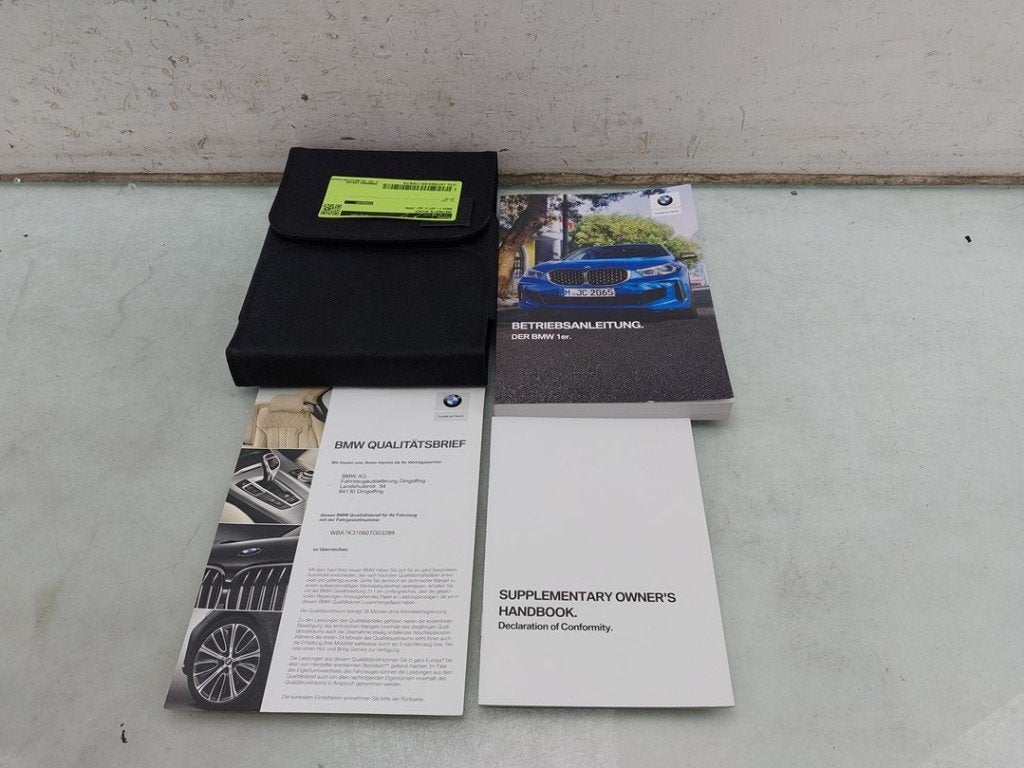 MANUEL UTILISATEUR NOTICE BMW 1 serie (F40) (01-2019/-), Utilisé, BMW, Petuelring 130
80809  München, DE, Bayerische Motoren Werke AG