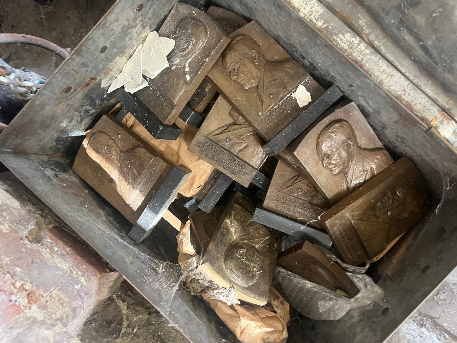 Exclusief lot bronzen beelden ‘ Gaston Blaise ‘, Ophalen of Verzenden