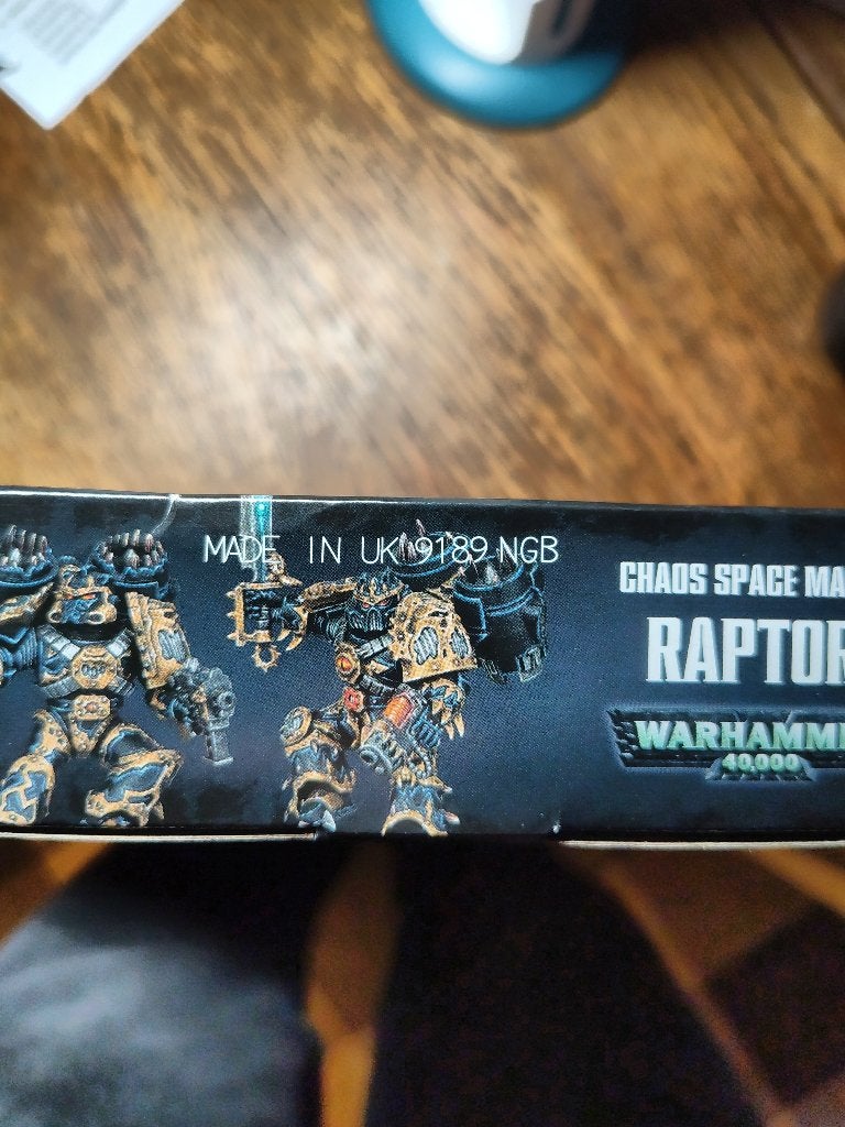 Warhammer 40K Chaos Space Marines Raptors, Hobby en Vrije tijd, Ophalen of Verzenden, Zo goed als nieuw, Warhammer 40000, Figuurtje(s)