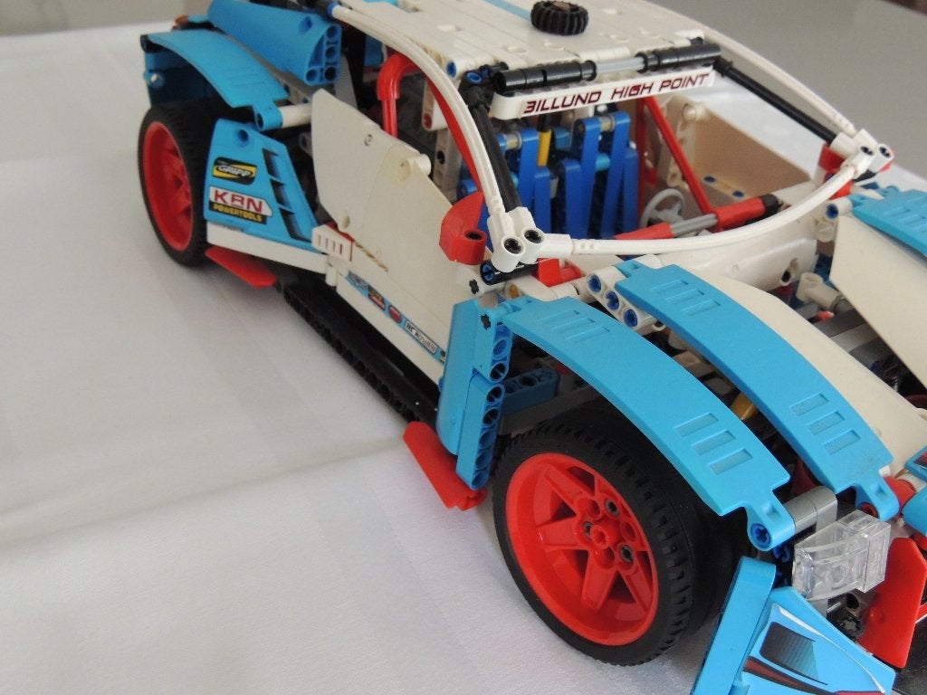 42077 Rallyewagen Lego Technic, Ophalen, Lego, Compleet, Zo goed als nieuw