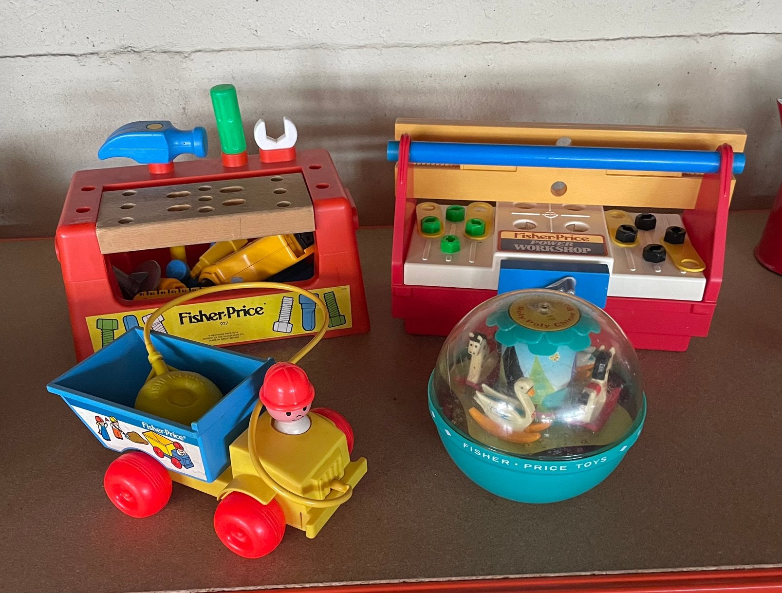 Retro fisher price, Ophalen