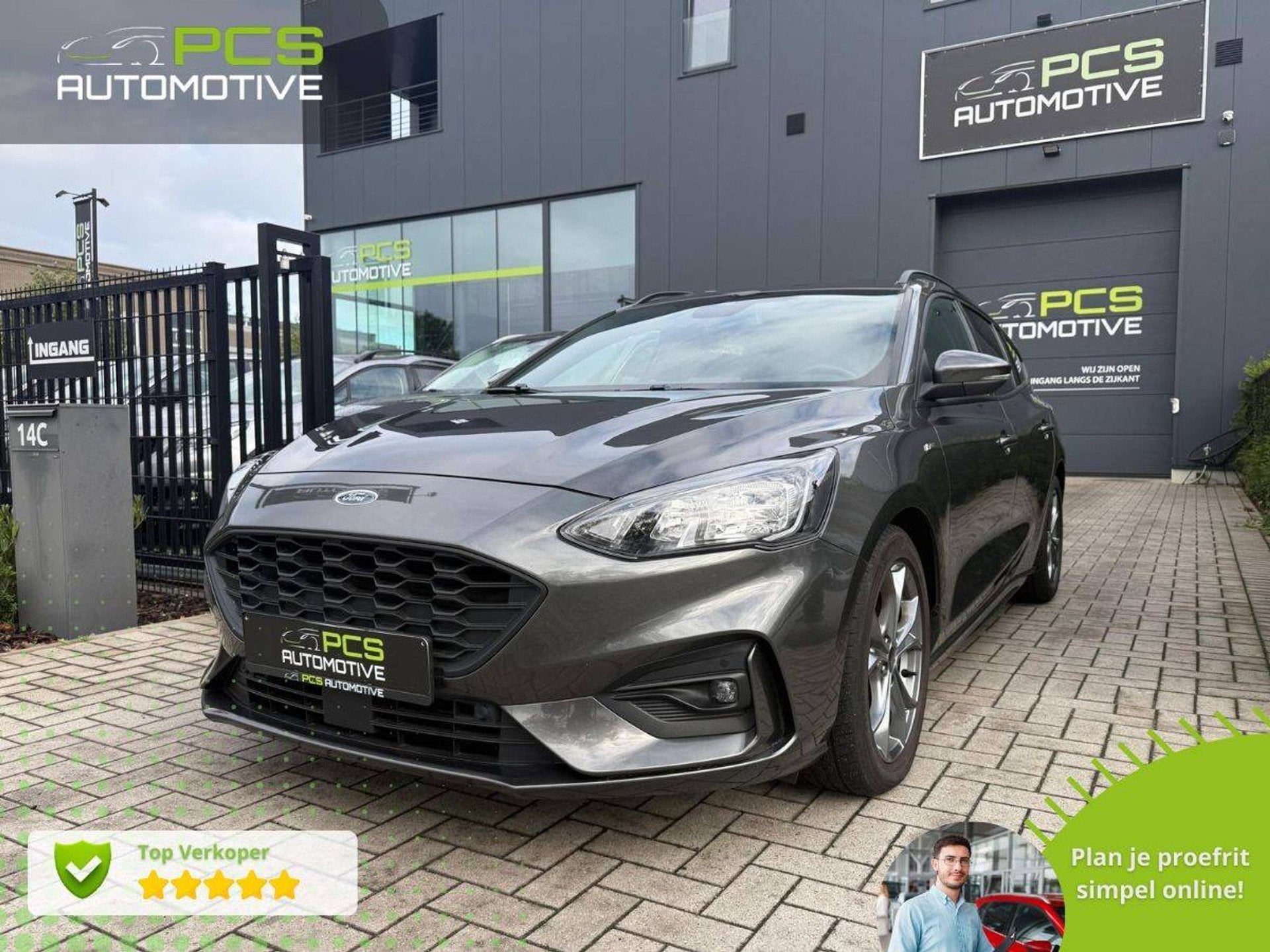Ford Focus ST-Line / 1.0 Benzine + Elektrisch / euro 6d / 20, Auto's, Focus, Dealer onderhouden, Stof, Gebruikt