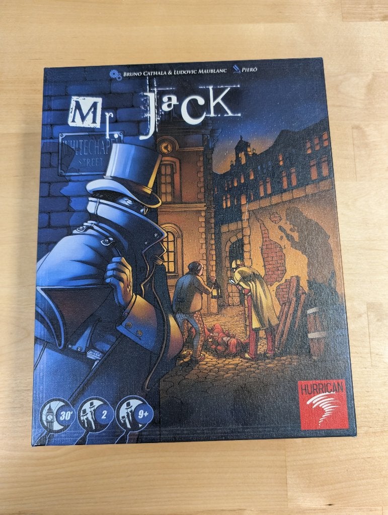 Jeu de société : Mr. Jack, 1 ou 2 joueurs, Enlèvement ou Envoi, Comme neuf, Hurrican