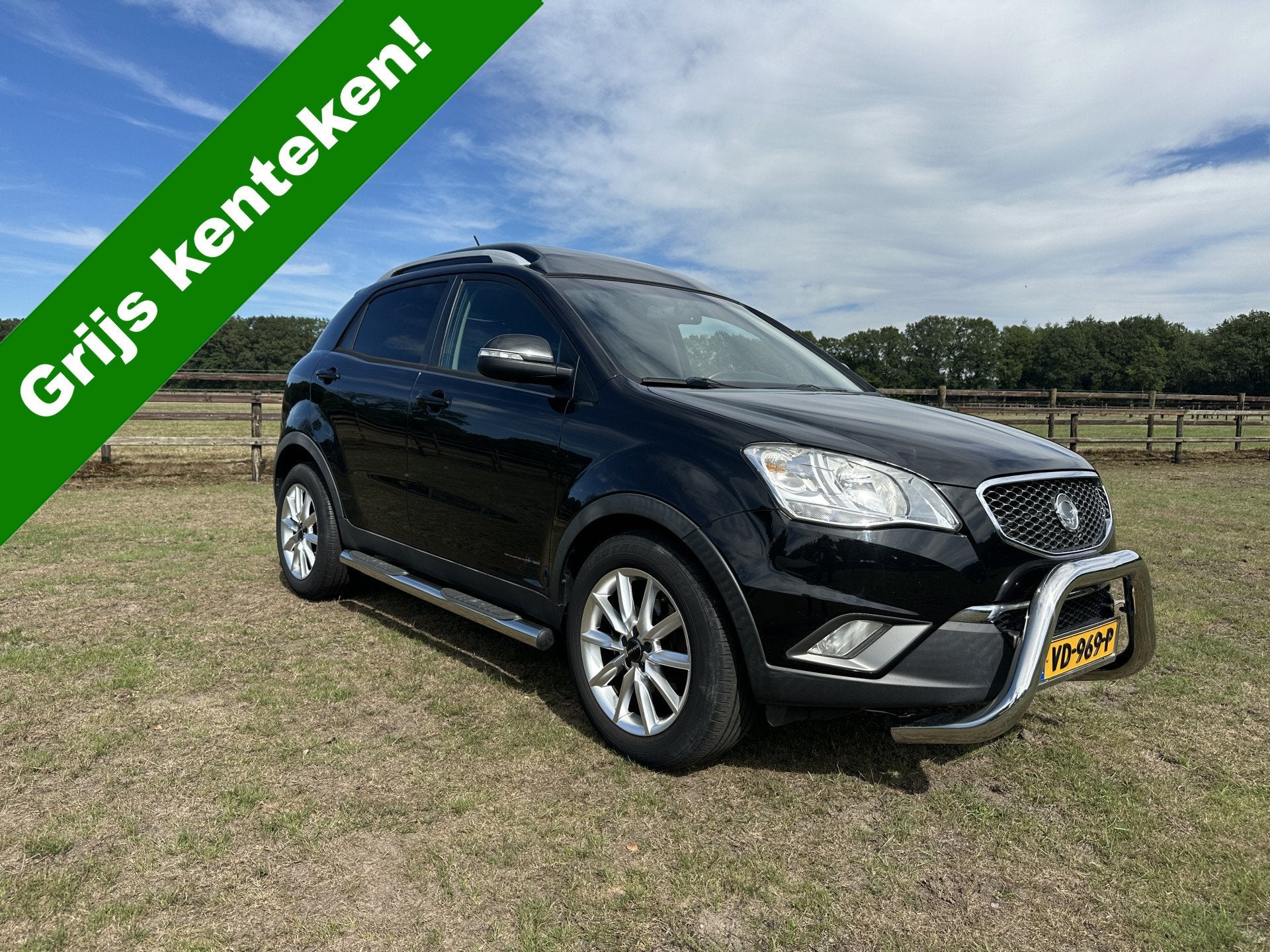SsangYong Korando 2.0 XDI '13 4x4 GRIJS KENTEKEN Marge 2000K, Cuir, Euro 5, Achat, 199 g/km