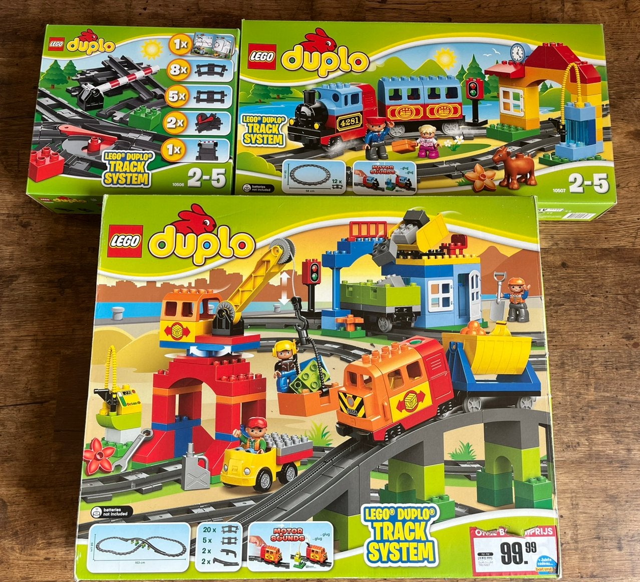 Duplo treinen, Ophalen, Zo goed als nieuw