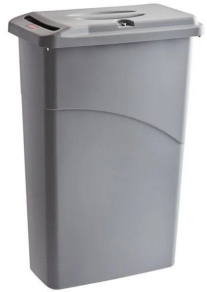 Nieuwe Rubbermaid Slim Jim afsluitbare papiercontainer 87L, Ophalen, Nieuw zonder verpakking, Beveiliging