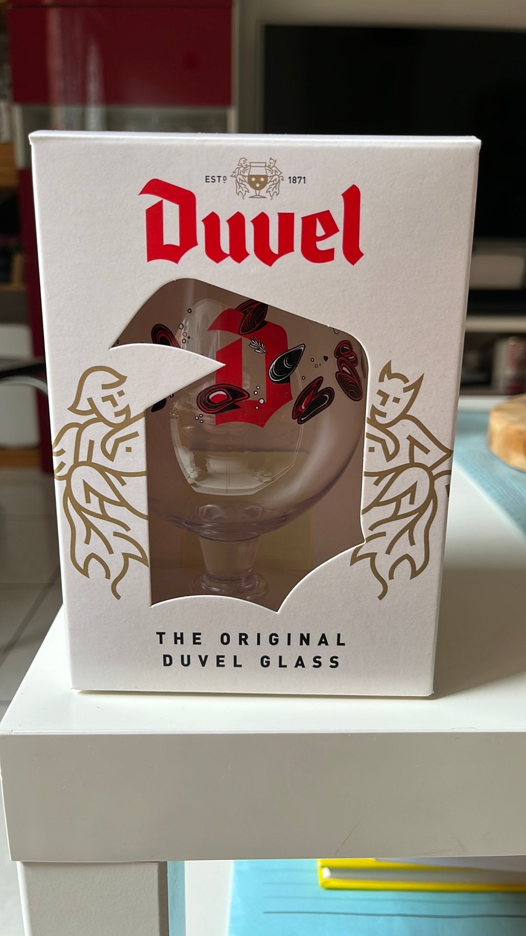 Duvel mosselglas, Verzamelen, Ophalen of Verzenden, Zo goed als nieuw, Duvel
