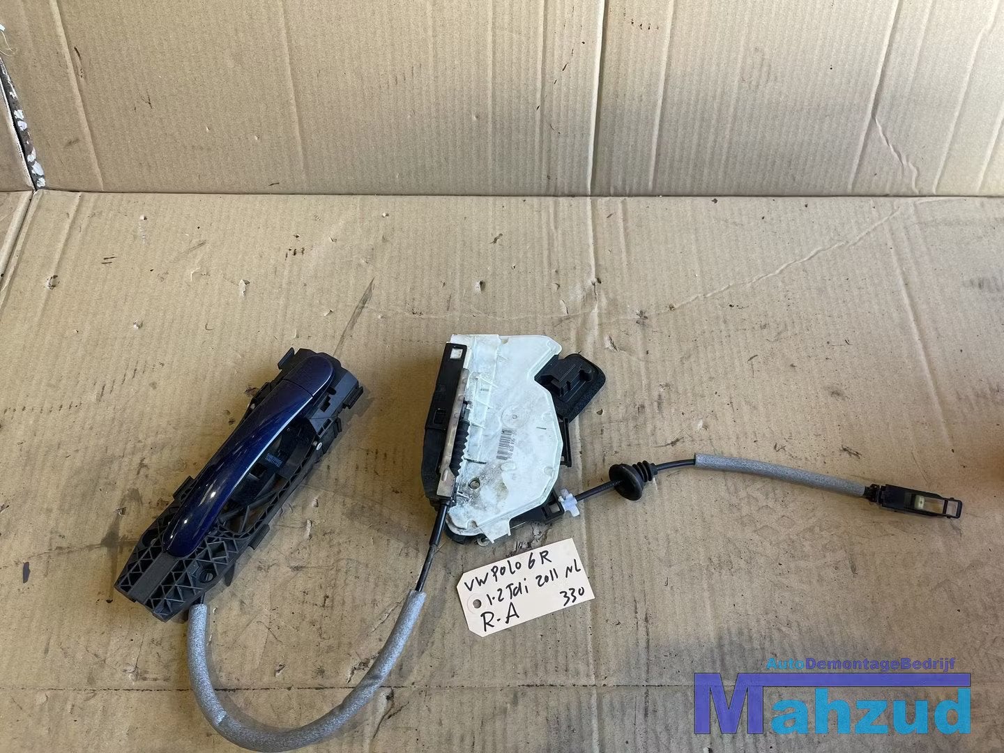 VW POLO 6R SLOT Slotmechaniek rechts achter hendel LD5Q, Gebruikt, Volkswagen, Volkswagen AG, Vw@volkswagen.de