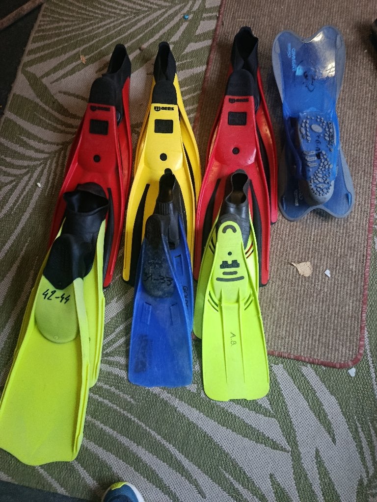 zwemvinnen, Sports nautiques & Bateaux, Plongée, Enlèvement, Utilisé, Palmes de natation ou de plongée