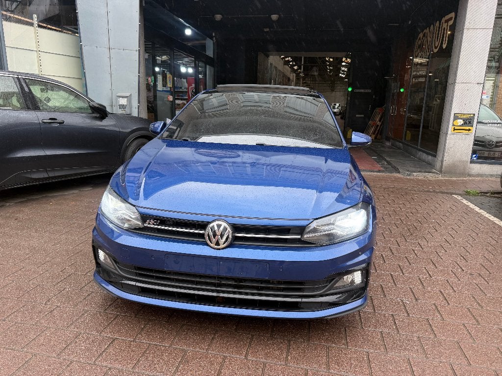 VW Polo 1.6TDI 2020 R-Line Panorama SG verwarmd, Auto's, Parkeersensor, 4 cilinders, Bedrijf, 5 deurs
