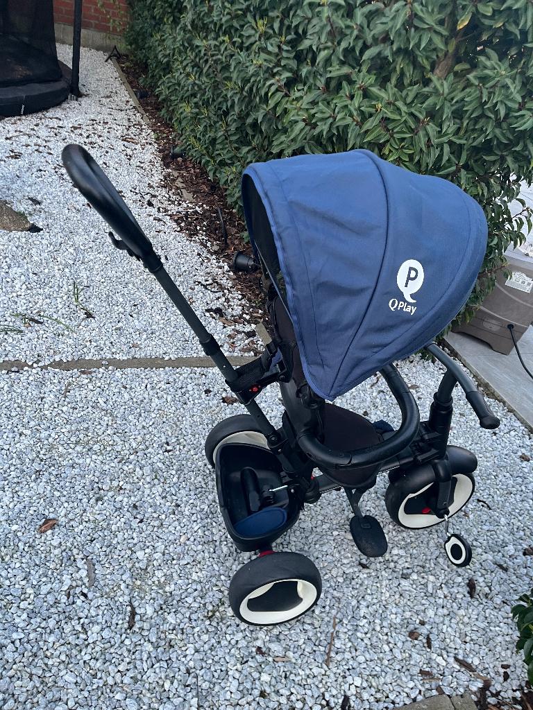 Driewieler QPlay, Fietsen en Brommers, Ophalen, Gebruikt, Qplay miniby, Duwstang
