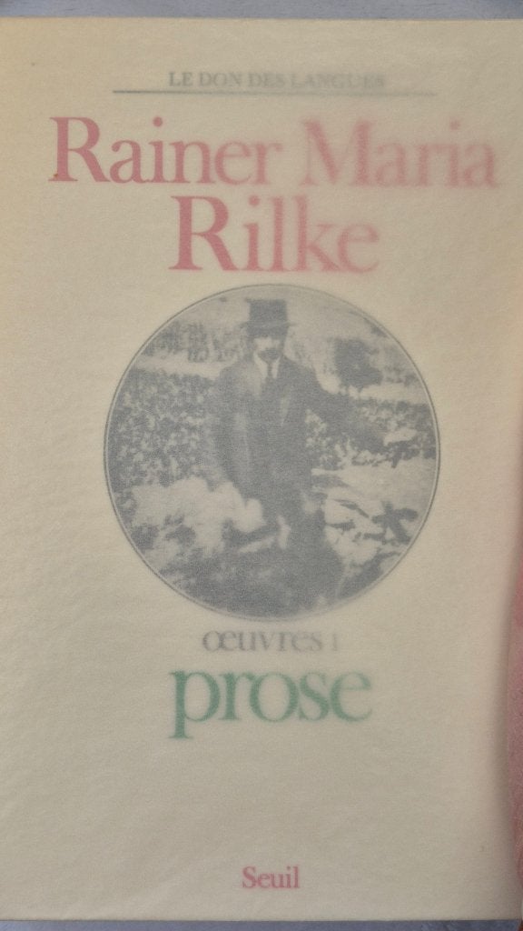 Rainer Maria Rilke: Werken 1: Proza, Ophalen of Verzenden, Zo goed als nieuw, Rilke Rainer Maria