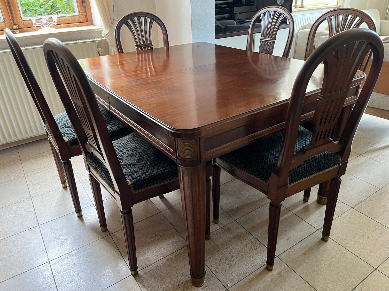 Table de salle à manger, Maison & Meubles, Enlèvement, Comme neuf