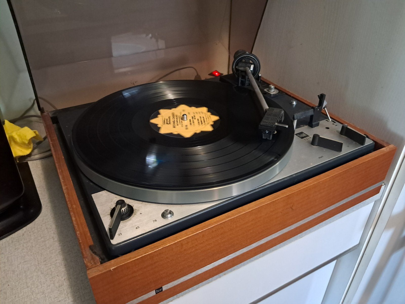 Vintage platenspeler, Enlèvement, Tourne-disque, Dual