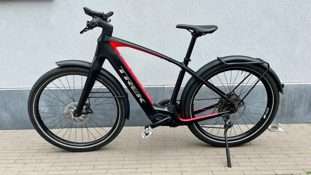 Elektrische fiets Trek Bosch, Ophalen, 50 km per accu of meer