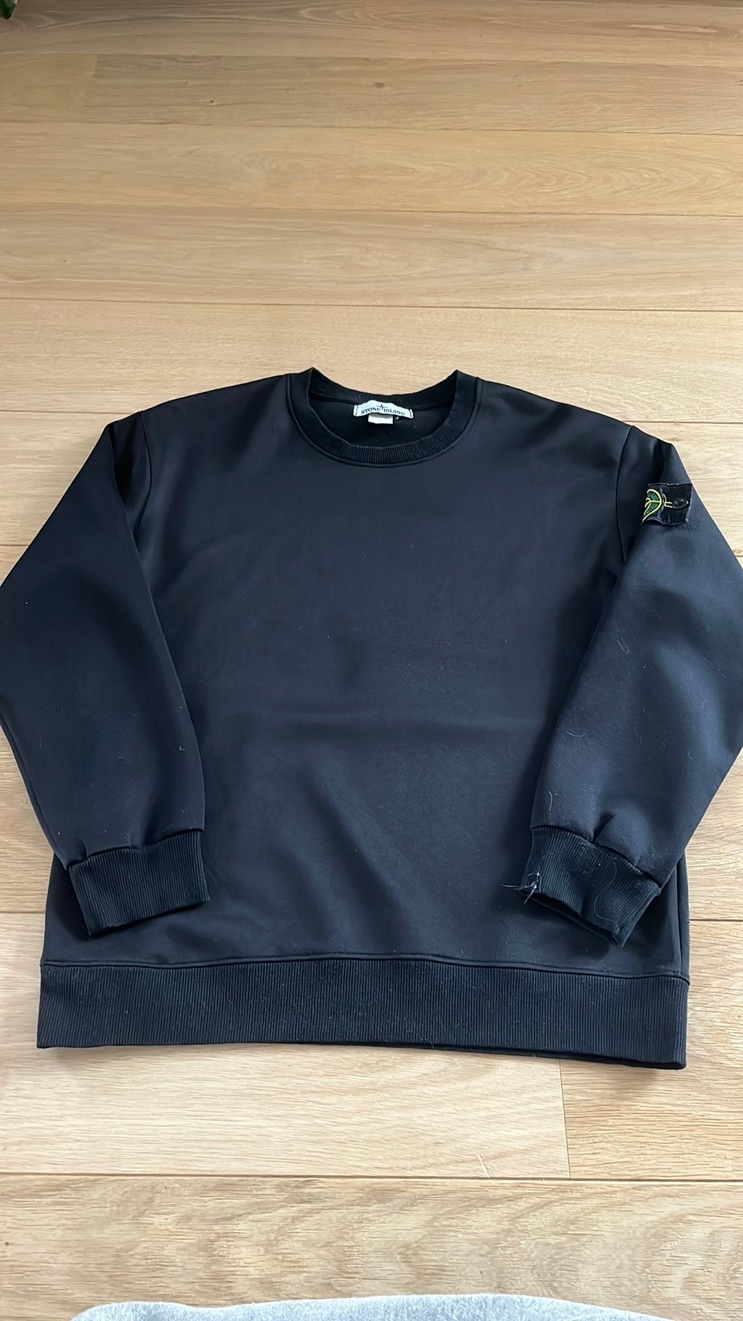 Pull/sweater noir Stone Island, Enlèvement ou Envoi, Comme neuf, Taille 46 (S) ou plus petite, Noir