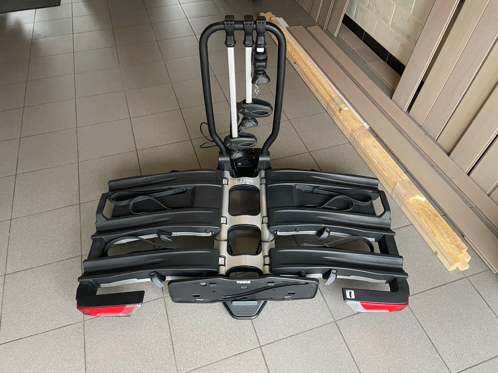 Thule Easyfold 934 XT., Ophalen, 3 fietsen of meer, Gebruikt, Brede banden