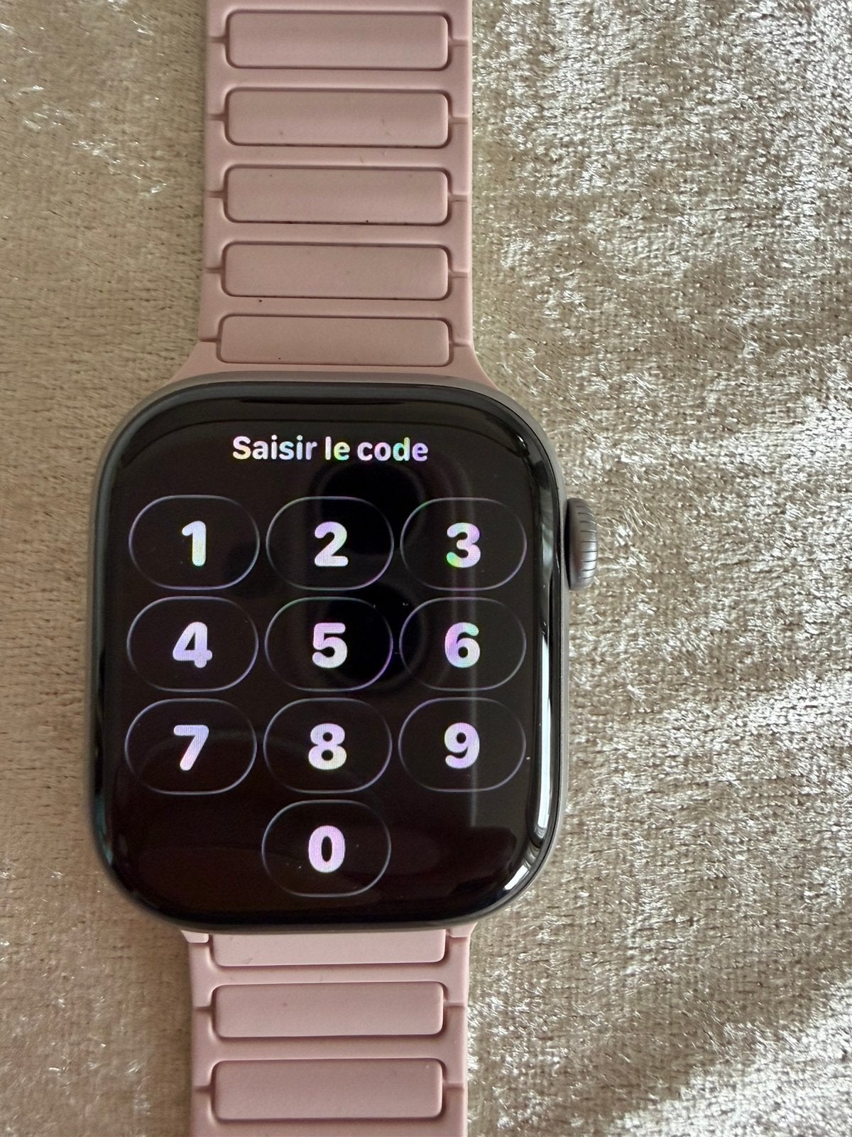 Apple Watch Series 11- 42 mm – Gris sidéral, Handtassen en Accessoires, Ophalen, Conditie, Zo goed als nieuw, Grijs