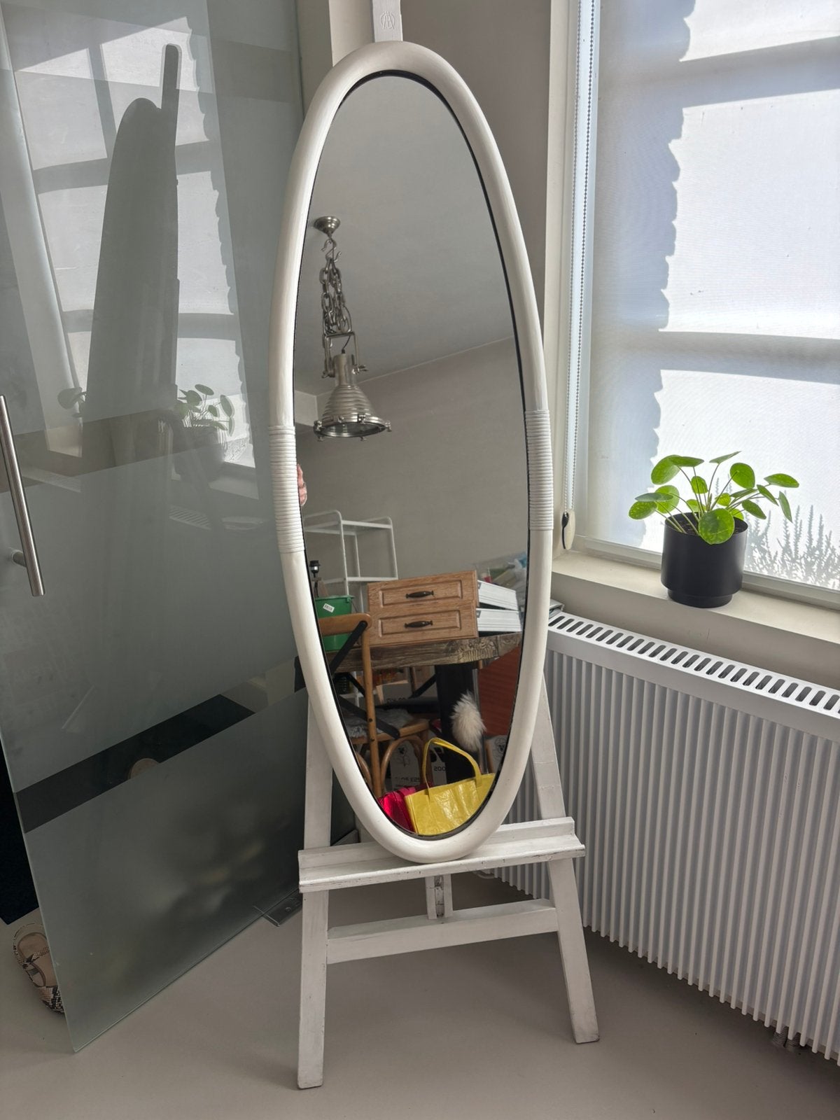 Ovaal spiegel, Ophalen, Zo goed als nieuw, Ovaal