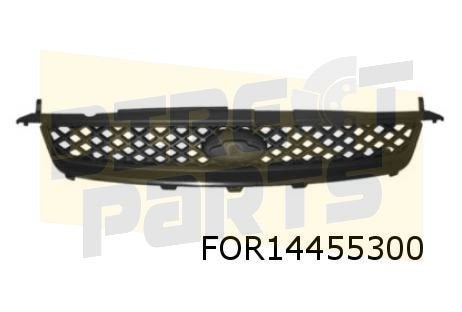 Ford Fiesta V (4/02-11/08) Grille (zwart) MQ+ 1806510 RESTPA, -, Voor, -, Nieuw